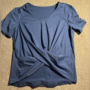 Lululemon Navy Knot Front Top